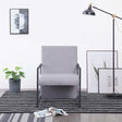 Armchair With Chrome Feet Fabric