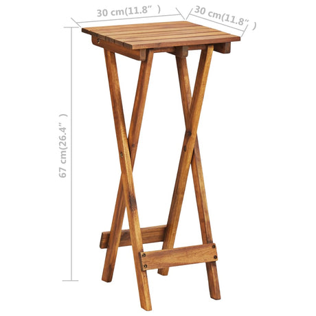 Plant Stand Solid Acacia Wood