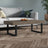 Coffee Table And Black 120X60X40 Cm Mdf And Iron