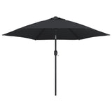 Garden Parasol With Metal Pole 300 Cm