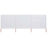 3-Panel Wind Screen Fabric Azure