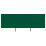 3-Panel Wind Screen Fabric Azure