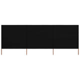 3-Panel Wind Screen Fabric Azure