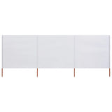 3-Panel Wind Screen Fabric Azure