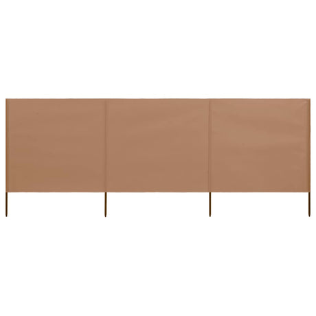 3-Panel Wind Screen Fabric Azure