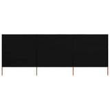 3-Panel Wind Screen Fabric Azure