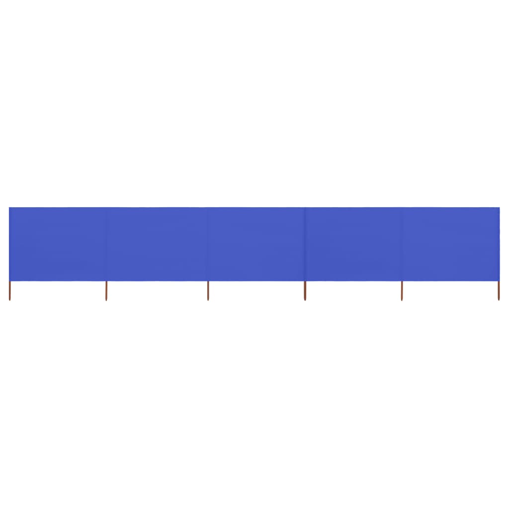 3-Panel Wind Screen Fabric Azure