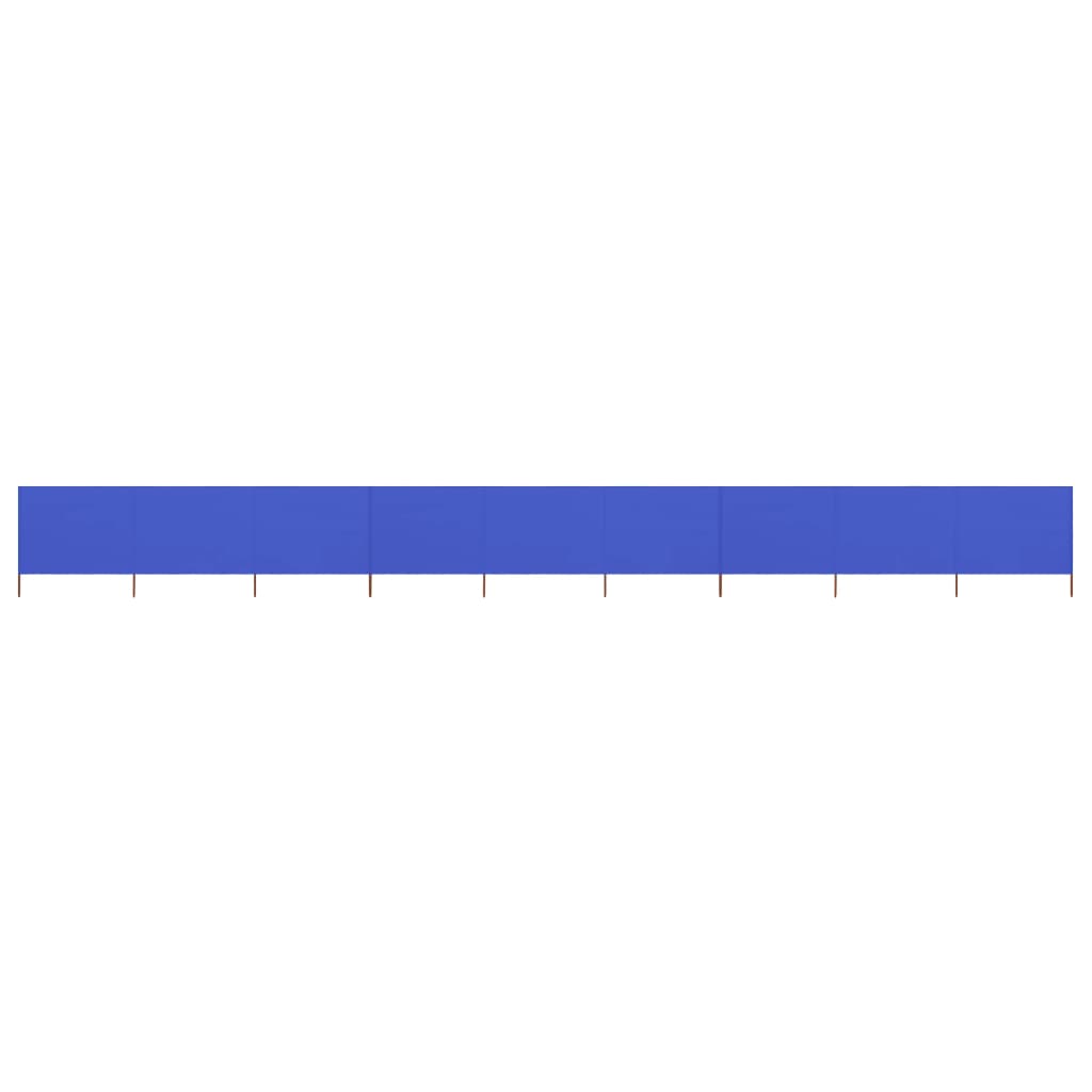 3-Panel Wind Screen Fabric Azure