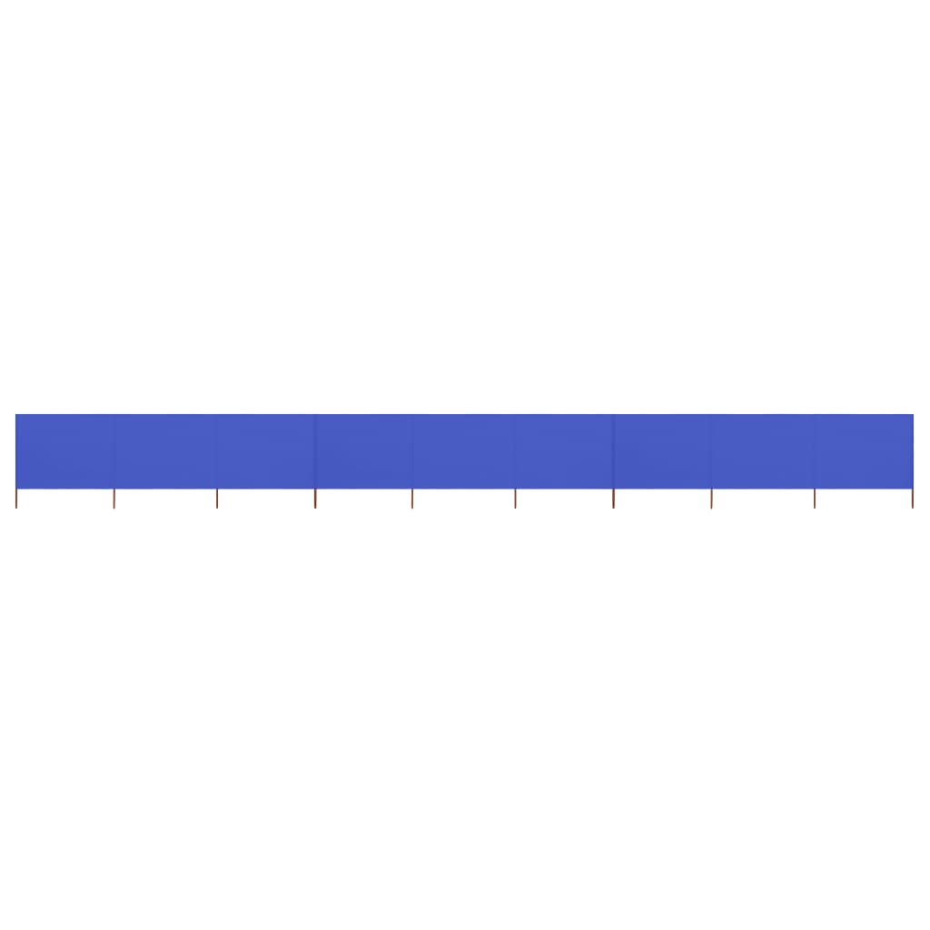 3-Panel Wind Screen Fabric Azure