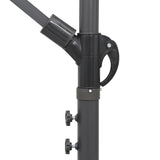 Hanging Garden Parasol 3 M Aluminium Pole