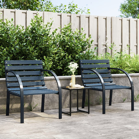 Garden Chairs 2 Pcs Wood