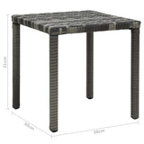 Sun Loungers With Table Poly Rattan