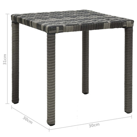 Sun Loungers With Table Poly Rattan