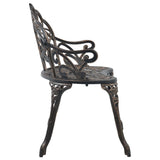 Bistro Bench 100Cm Cast Aluminium