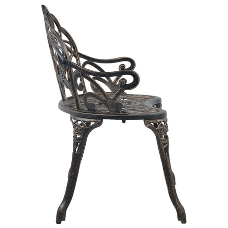 Bistro Bench 100Cm Cast Aluminium
