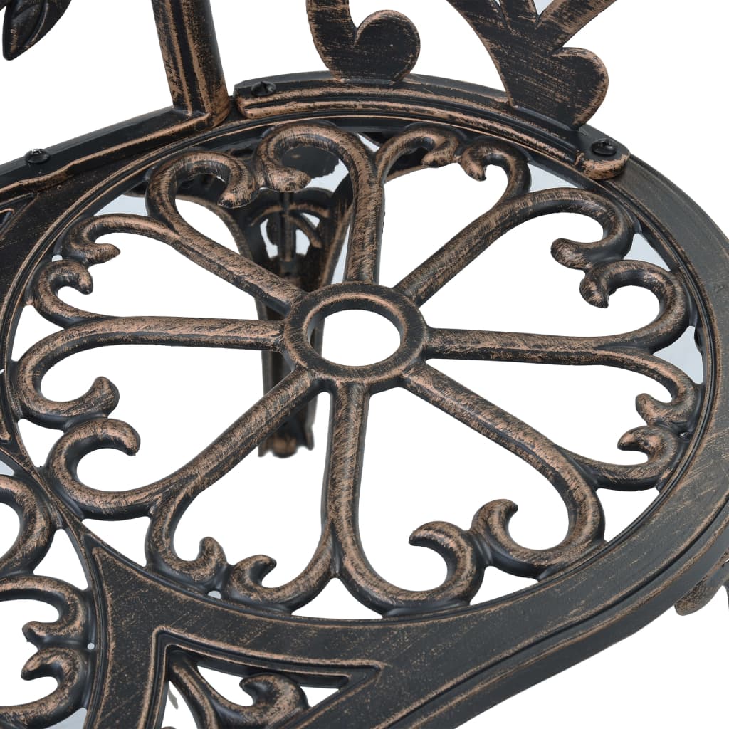 Bistro Bench 100Cm Cast Aluminium