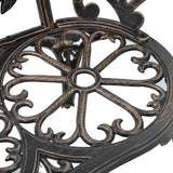 Bistro Bench 100Cm Cast Aluminium