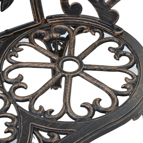Bistro Bench 100Cm Cast Aluminium
