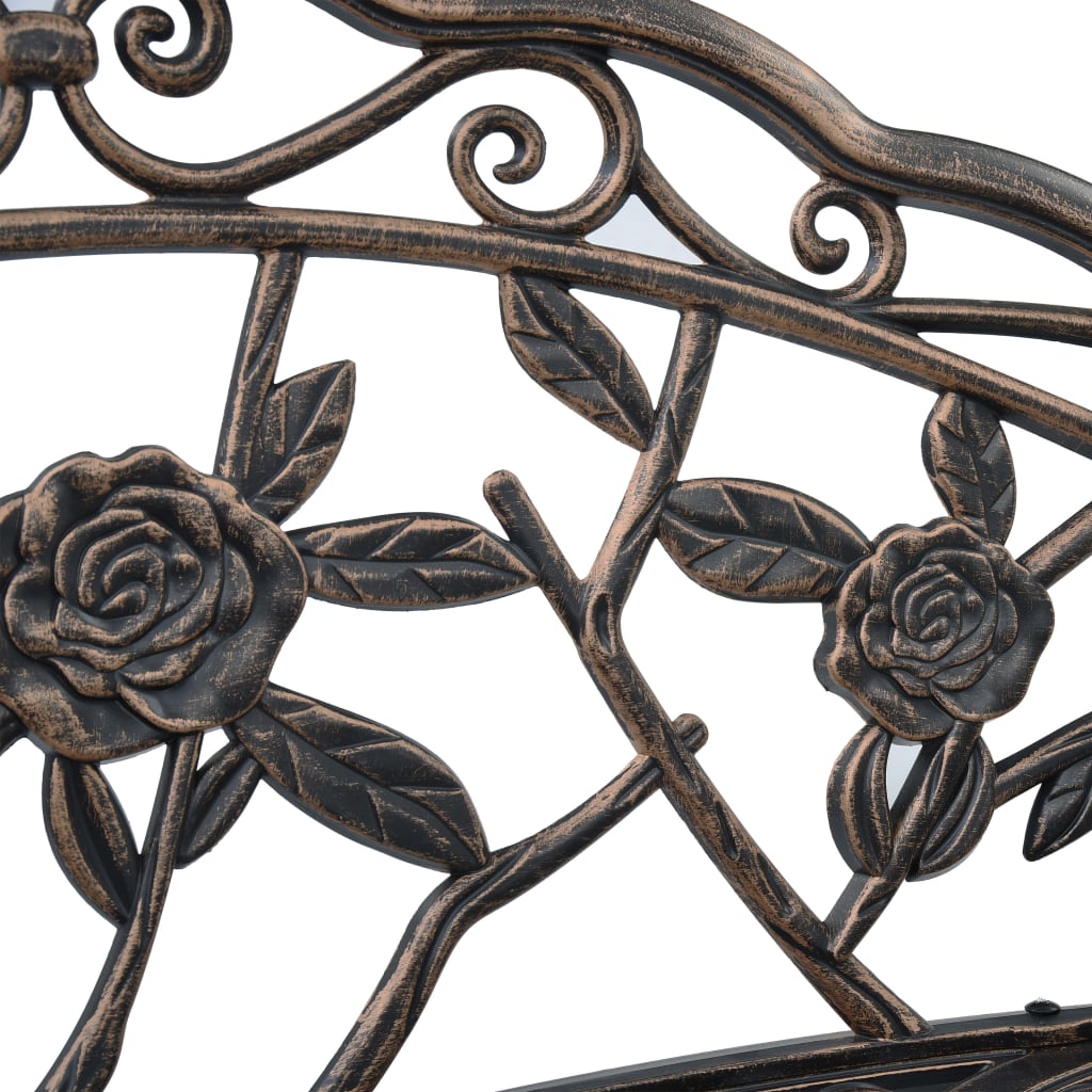 Bistro Bench 100Cm Cast Aluminium