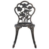 Bistro Chairs 2 Pcs Cast Aluminium