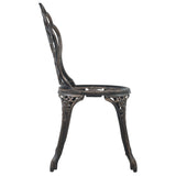 Bistro Chairs 2 Pcs Cast Aluminium
