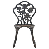 Bistro Chairs 2 Pcs Cast Aluminium