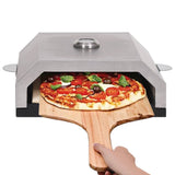 Pizza Oven With Ceramic Stone For Gas Charcoal Bbq