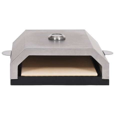 Pizza Oven With Ceramic Stone For Gas Charcoal Bbq