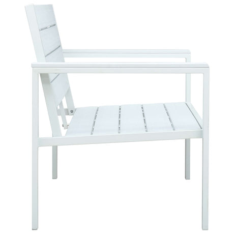 Garden Bench 120 Cm Hdpe Wood Look