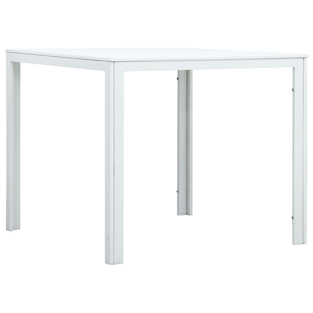 Coffee Table 78X78X74 Cm Hdpe Wood Look