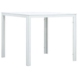 Coffee Table 78X78X74 Cm Hdpe Wood Look