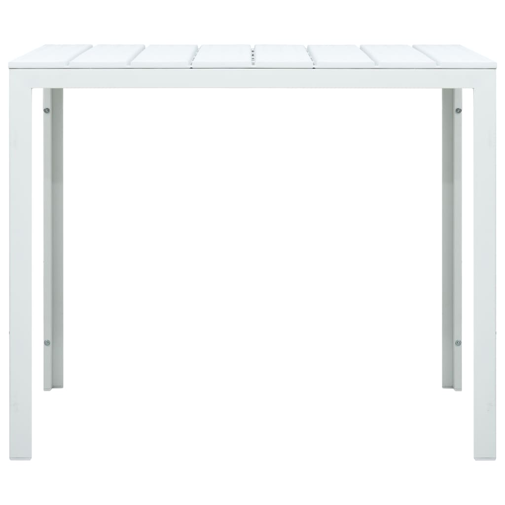 Coffee Table 78X78X74 Cm Hdpe Wood Look