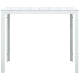 Coffee Table 78X78X74 Cm Hdpe Wood Look