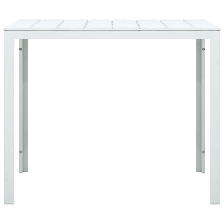 Coffee Table 78X78X74 Cm Hdpe Wood Look