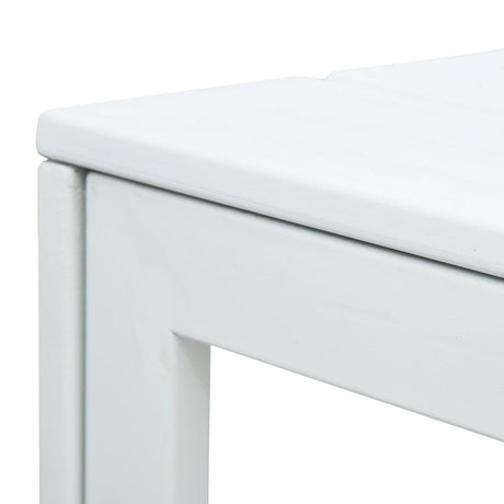 Coffee Table 78X78X74 Cm Hdpe Wood Look