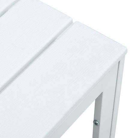 Coffee Table 78X78X74 Cm Hdpe Wood Look