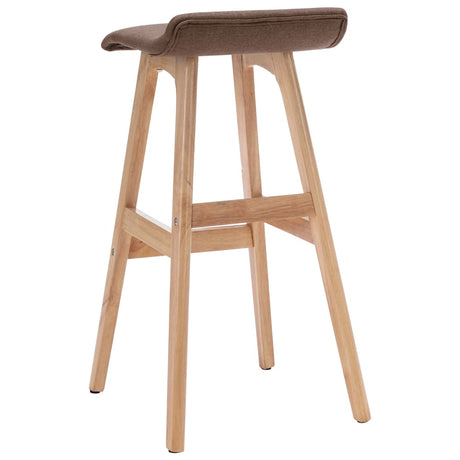 Bar Stool Taupe Fabric