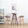 Bar Stool Taupe Fabric