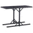 Garden Table Anthracite Poly Rattan And Solid Acacia Wood