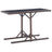 Garden Table Anthracite Poly Rattan And Solid Acacia Wood
