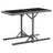 Garden Table Anthracite Poly Rattan And Solid Acacia Wood