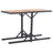 Garden Table Anthracite Poly Rattan And Solid Acacia Wood