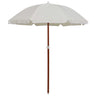 Garden Parasol With Steel Pole