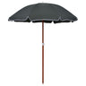 Garden Parasol With Steel Pole