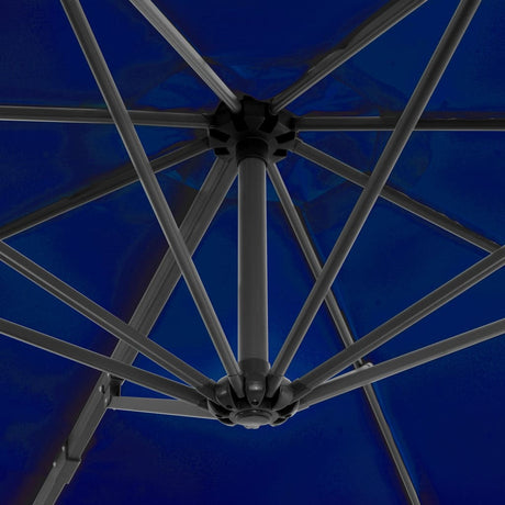 Cantilever Garden Parasol With Aluminium Pole Azure 300 Cm