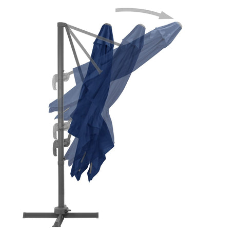 Cantilever Garden Parasol With Aluminium Pole 3X3 M