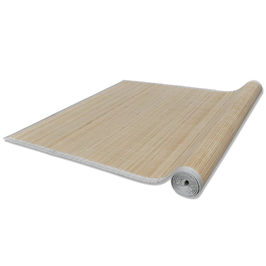 Rectangular Natural Bamboo Rugs 4 Pcs 120X180 Cm