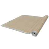 Rectangular Natural Bamboo Rugs 4 Pcs 120X180 Cm