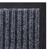 Pvc Door Mats 2 Pcs Grey 90X60 Cm