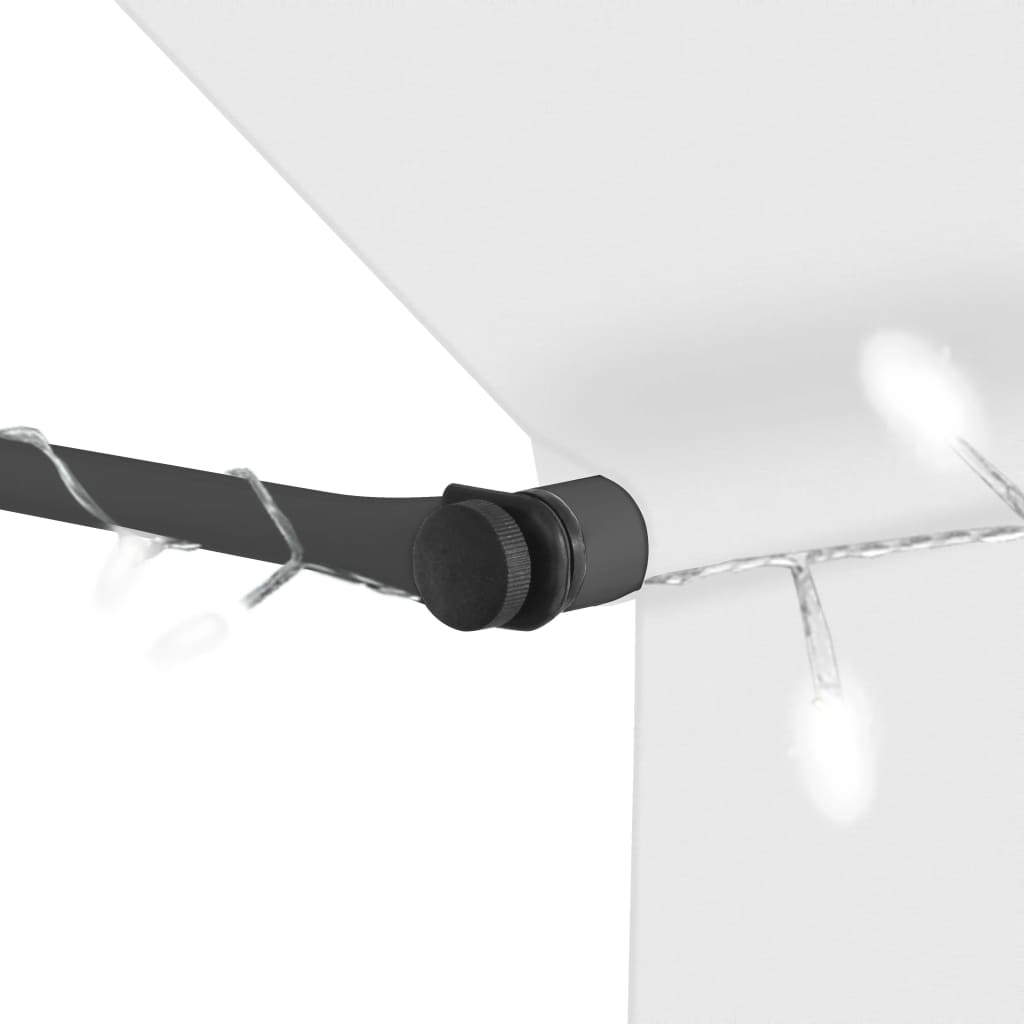 Manual Retractable Awning With Led